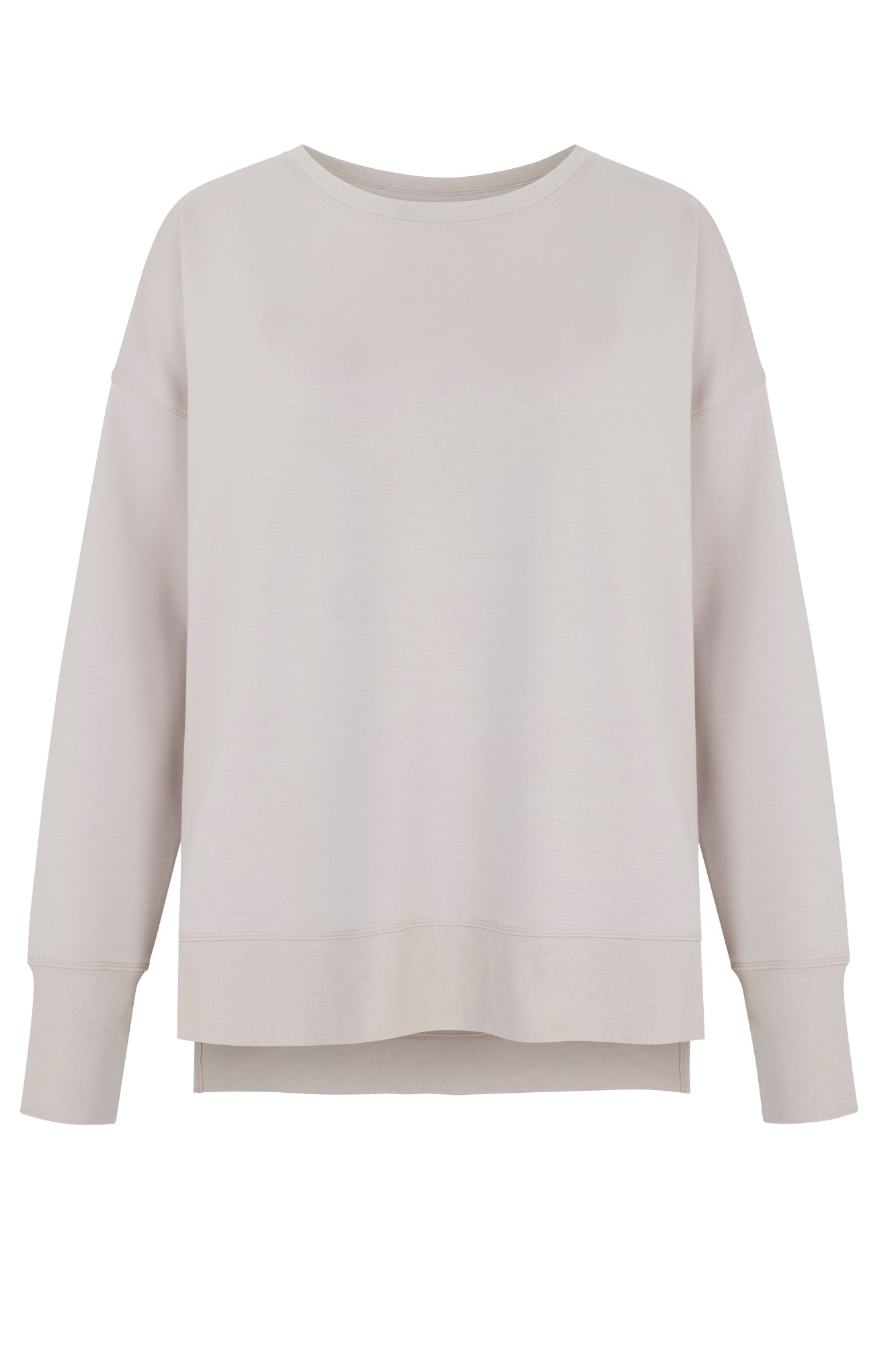 Sweat-shirt long coupe avoine