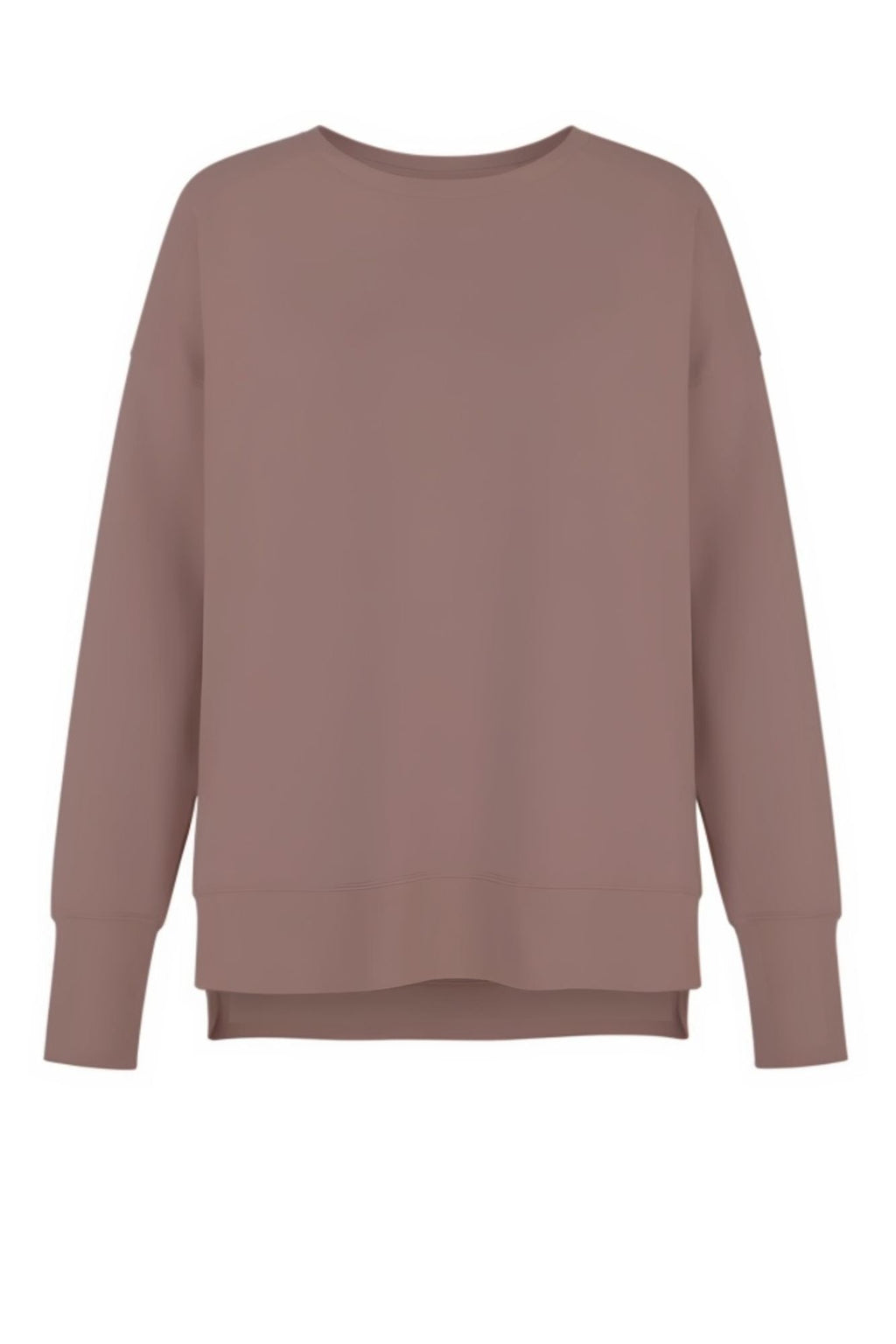 Sweat-shirt long taupe
