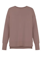 Sweat-shirt long taupe