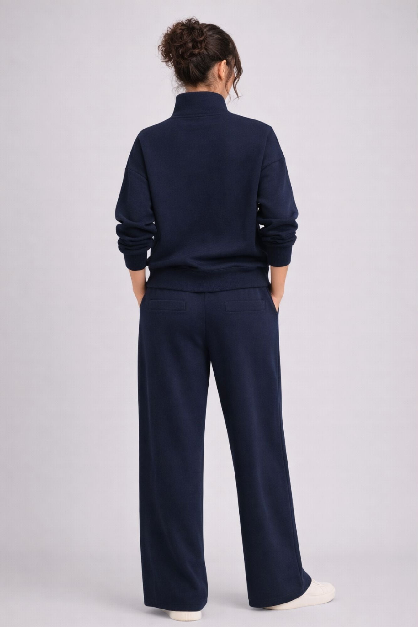 Pantalon de jogging ample bleu marine profond