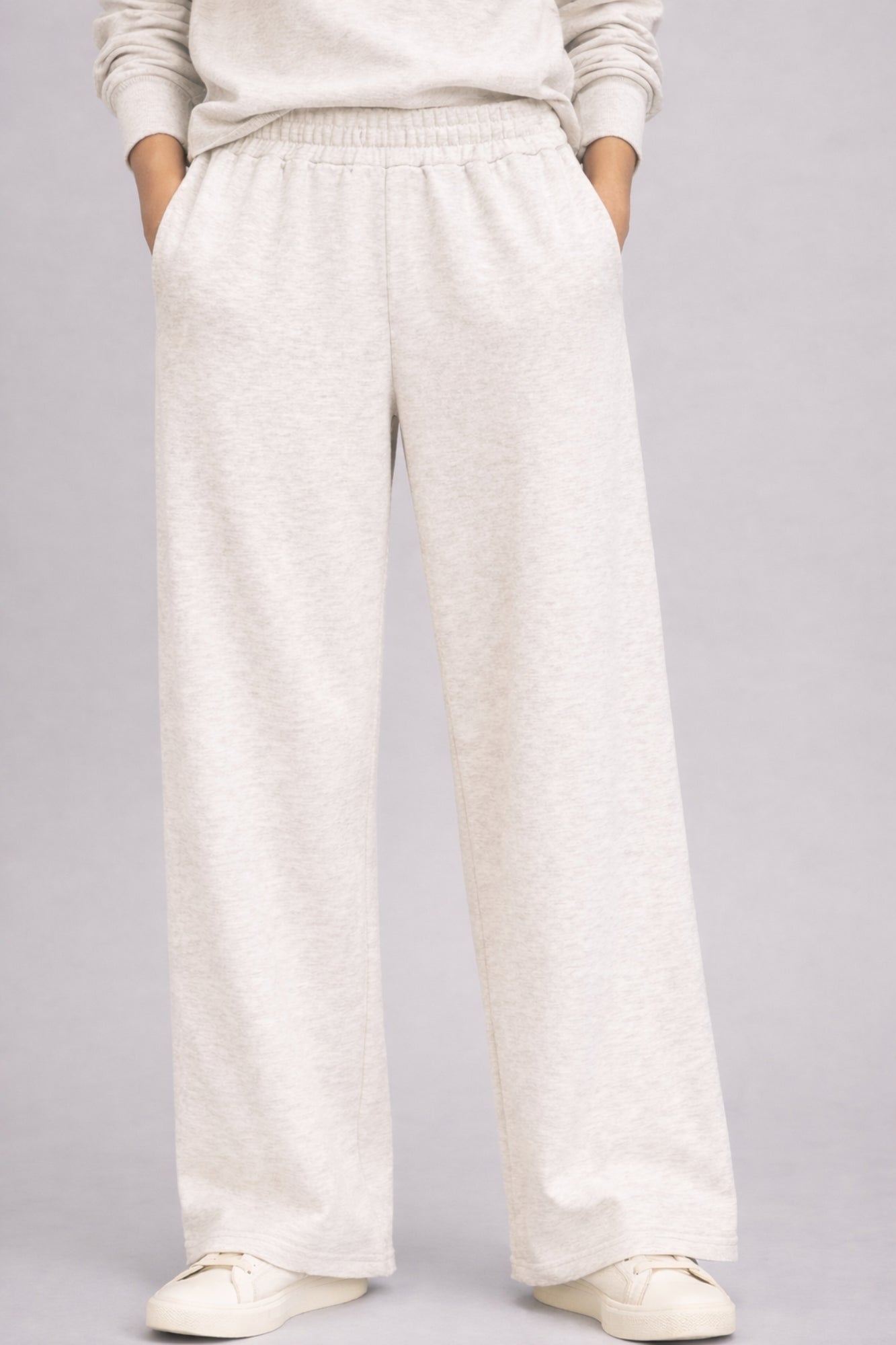 Pantalon de jogging ample chiné