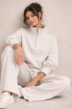 Pantalon de jogging ample chiné