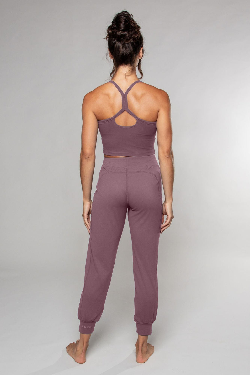 Pantalon de yoga sarouel Tula mauve