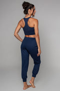 Pantalon de yoga sarouel Tula marine