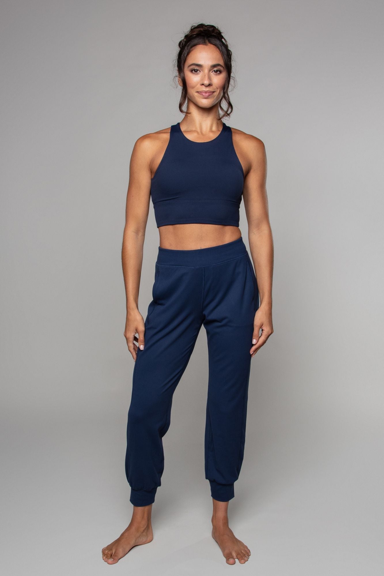 Pantalon de yoga sarouel Tula marine
