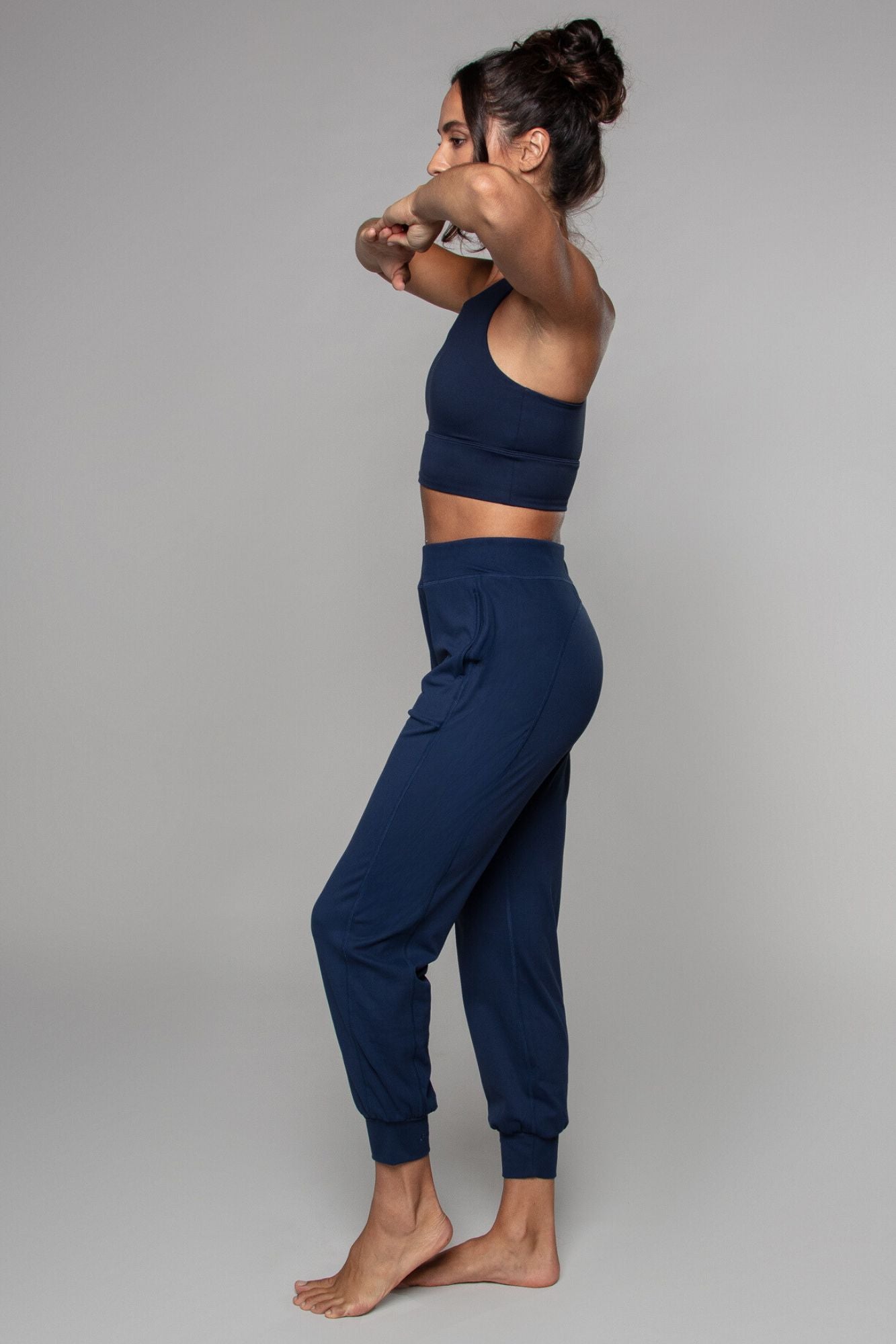 Pantalon de yoga sarouel Tula marine