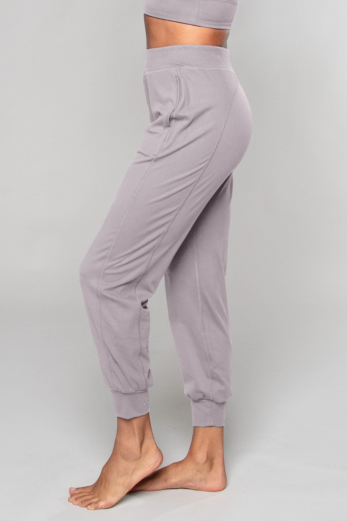 Pantalon de yoga sarouel Tula - Shale