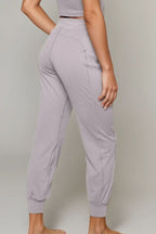 Pantalon de yoga sarouel  - Shale