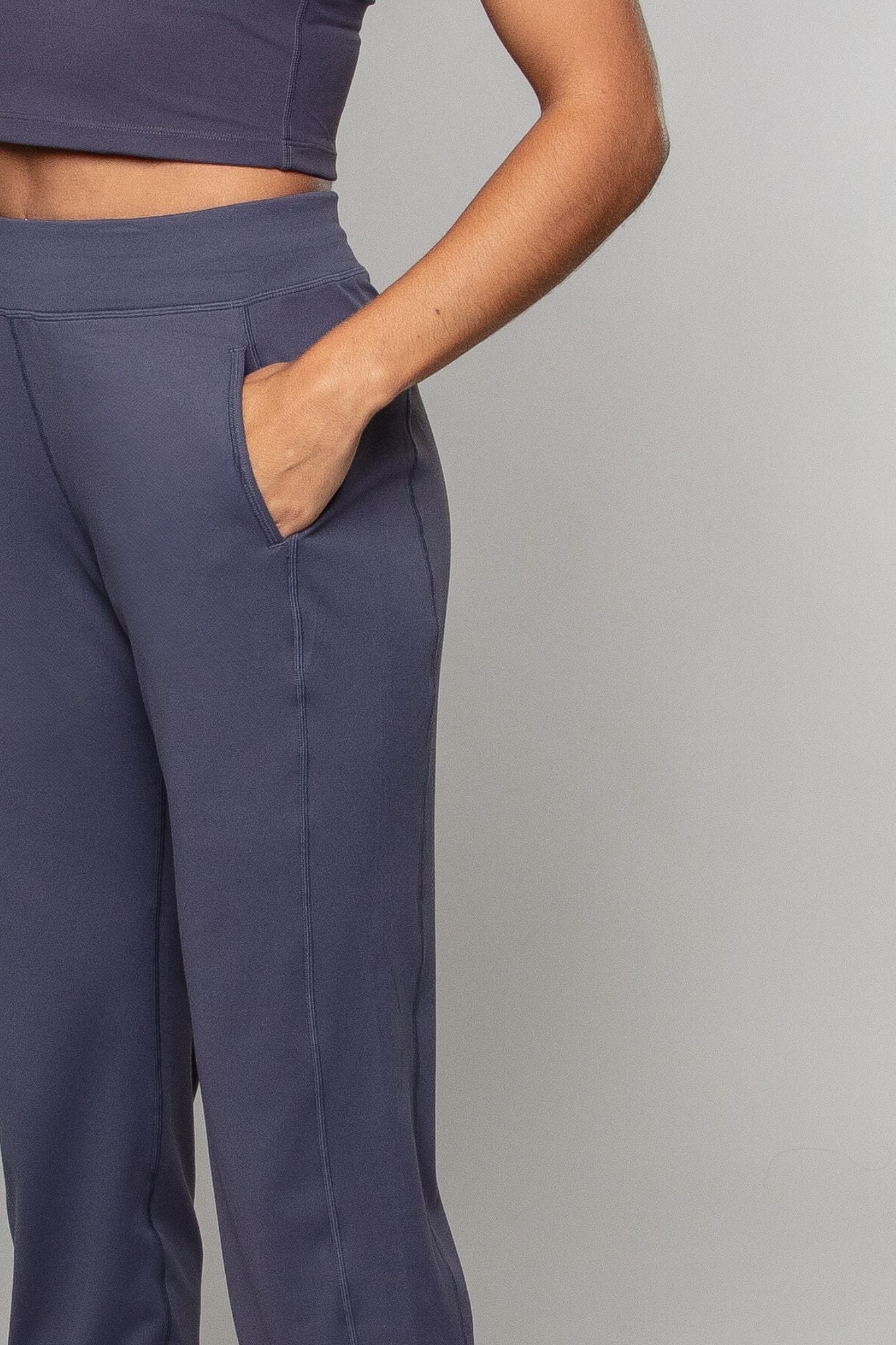 Pantalon de yoga sarouel Tula Ardoise