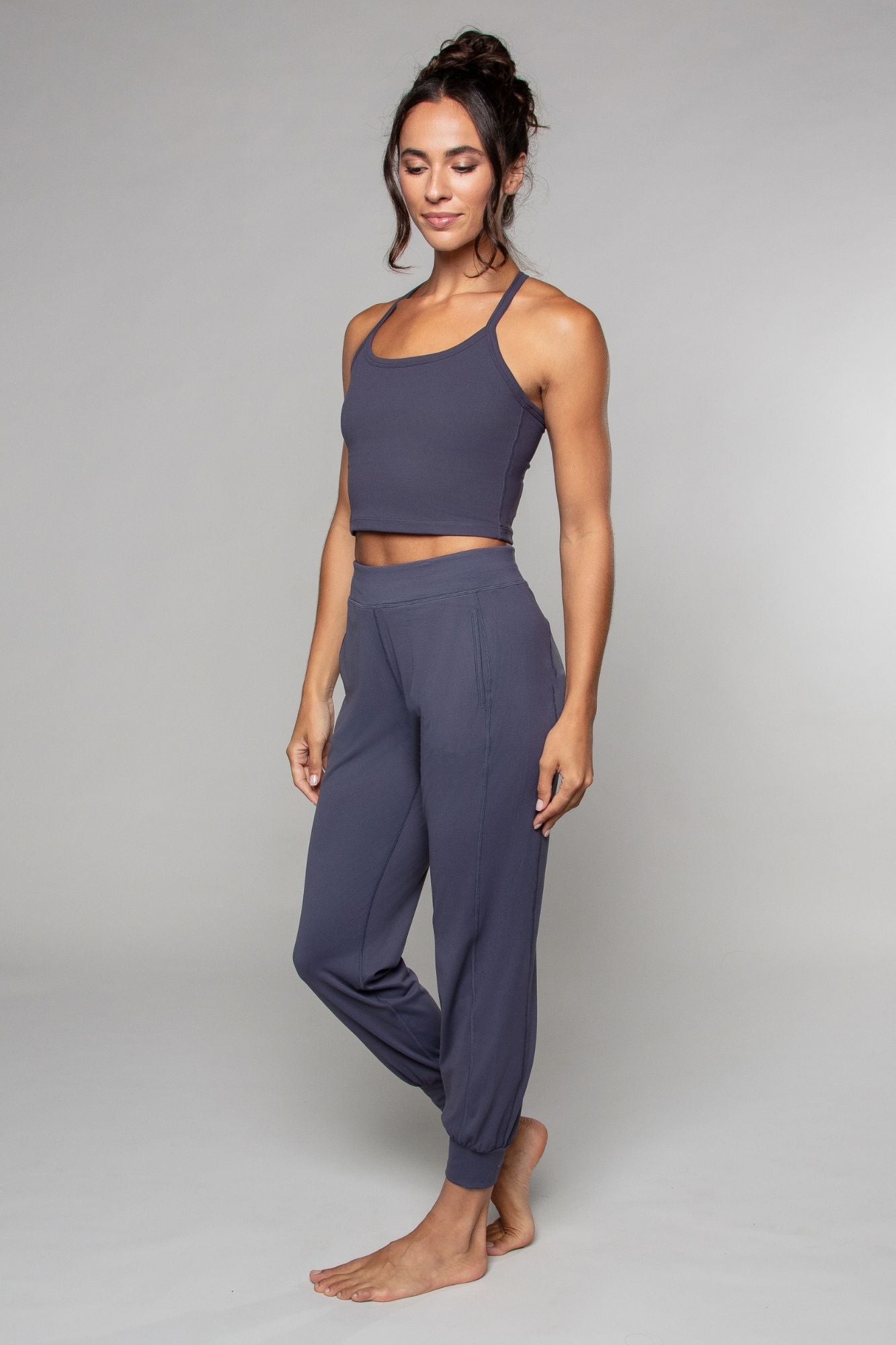 Pantalon de yoga sarouel Tula Ardoise