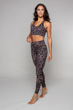 Legging à taille haute, pleine longueur, avec poches