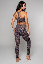 Legging à taille haute, pleine longueur, avec poches